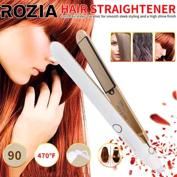

Steam Hair Straightener Fashion PTC Heater Stylist Straighten Hair Curler Beauty Major Ceramics Flat Iron Salon