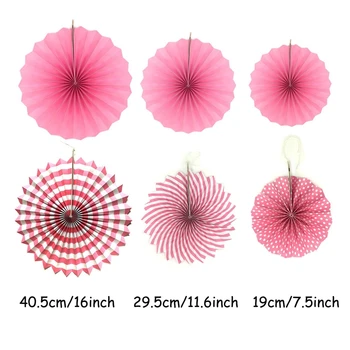 

Party Fiesta Decorations Paper Fans Paper Flower Ball Honeycomb Balls Set for Wedding Birthday Events Festival Supplies 19Pcs