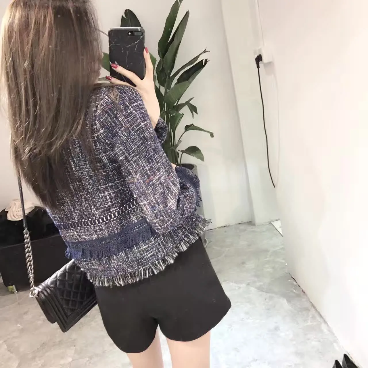 Весенняя новая стильная женская короткая куртка в Корейском стиле Versitile модная