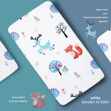 Простыни sabanas para cuna de детских простыней на кровать стильная футболка с изображением персонажей видеоигр матрасик в кроватку Линге де горит bébé костюм Размер спального места для 120*60 см