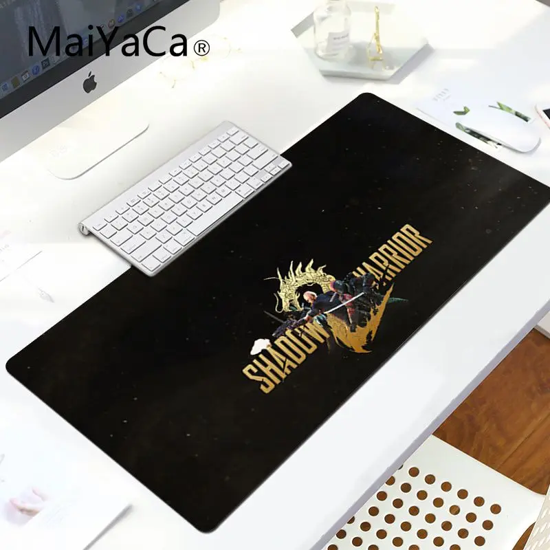 MaiYaCa дизайн Shadow Warrior клавиатуры коврики для игровой мыши ноутбука игровой Lockedge мыши коврик для мыши игровой коврик для мыши - Цвет: LockEdge 30X90cm