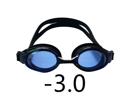 YZB модная профессиональная защита Регулируемая Степень Близорукость для плавания GogglesMyopia для мужчин и женщин водонепроницаемые очки для взрослых - Цвет: Цвет: желтый