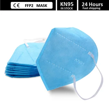 

FFP2 KN95 Face Masks 5 Layers Filter Dust Mouth PM2.5 Face Mask Personal Health Care Earloop Mask Mascarillas маска