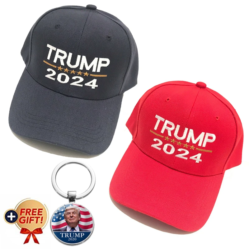 

Trump 2024 President Donald Trump Keep America Great MAGA KAG Quality Cotton Cap Baseball Hat with Free Gift