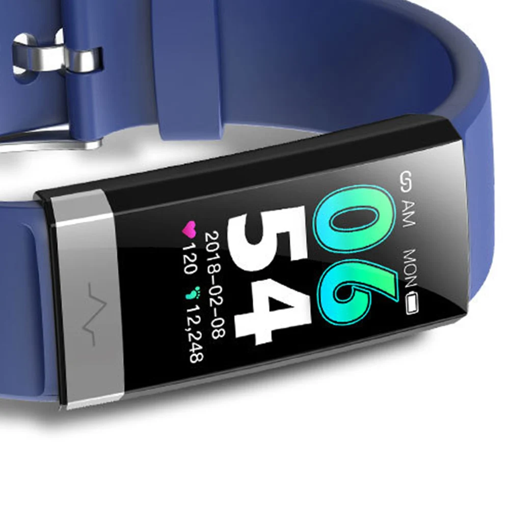 V19 ECG Bluetooth4.0 Heart Rate Blood Pressure Sleep Monitoring Smart Bracelet USB Port Charging Smart Bracelet