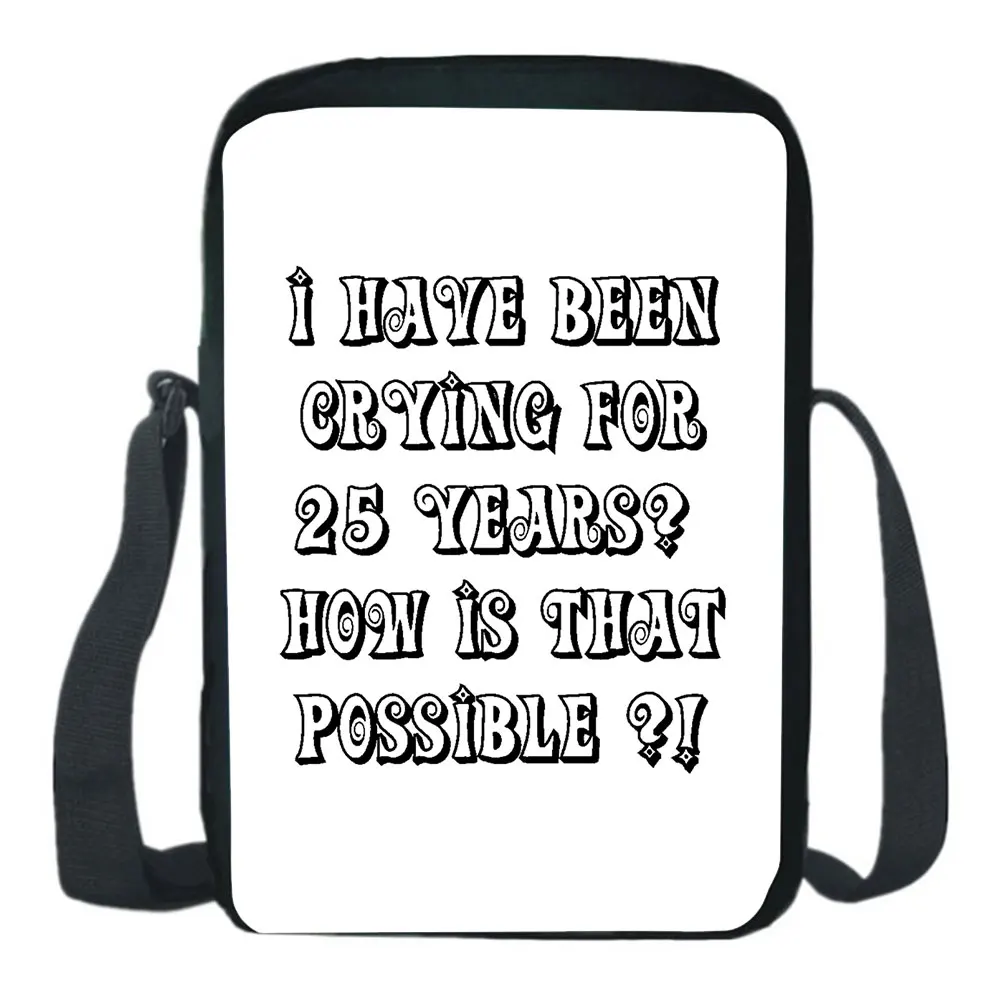 

Сумка-мессенджер Julie And The Phantoms с мультяшным 3D-принтом, простые сумки-мессенджеры, студенческий повседневный рюкзак через плечо