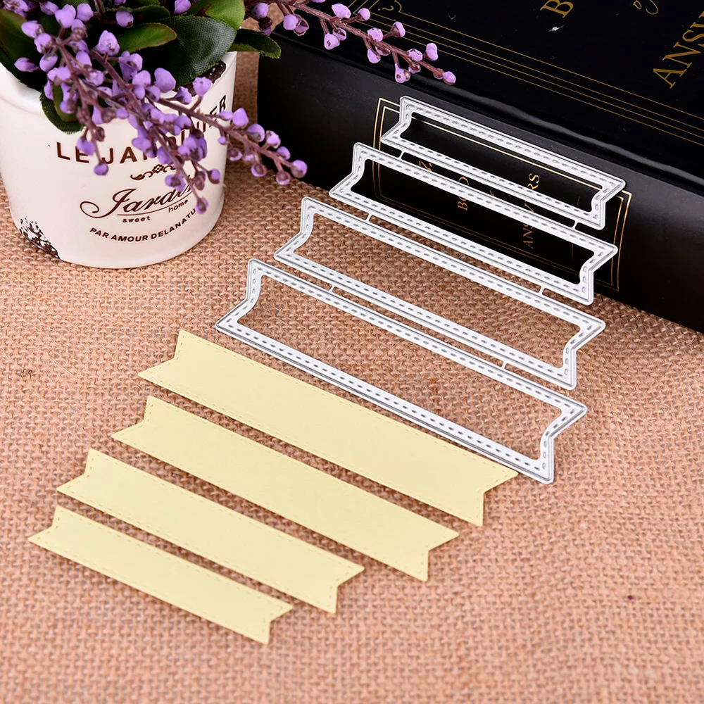 

Album Card Pierced Corner Frame Metal Steel Cutting Dies Handcrafts Embossing Knife Mold Stencil for DIY Scrapbooking
