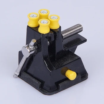 

Adjustable Mini Jaw Bench Clamp Drill Press Vice Table Vise DIY Sculpture Craft Hand Tool Woodworking