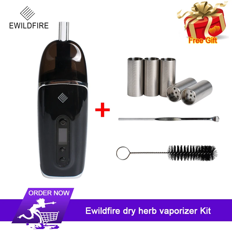 Ewildfire Dry Herb vape Kit Electronic Cigarettes 2200mAh with OLED