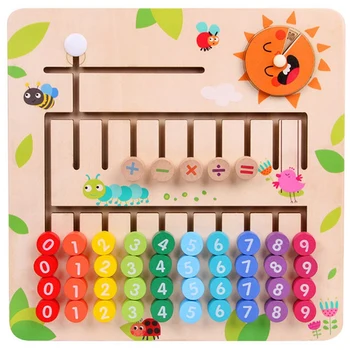 

Early Childhood Children Mathematics Enlightenment Teaching Aids Addition and Subtraction Calculation Toy Learning Count Early E