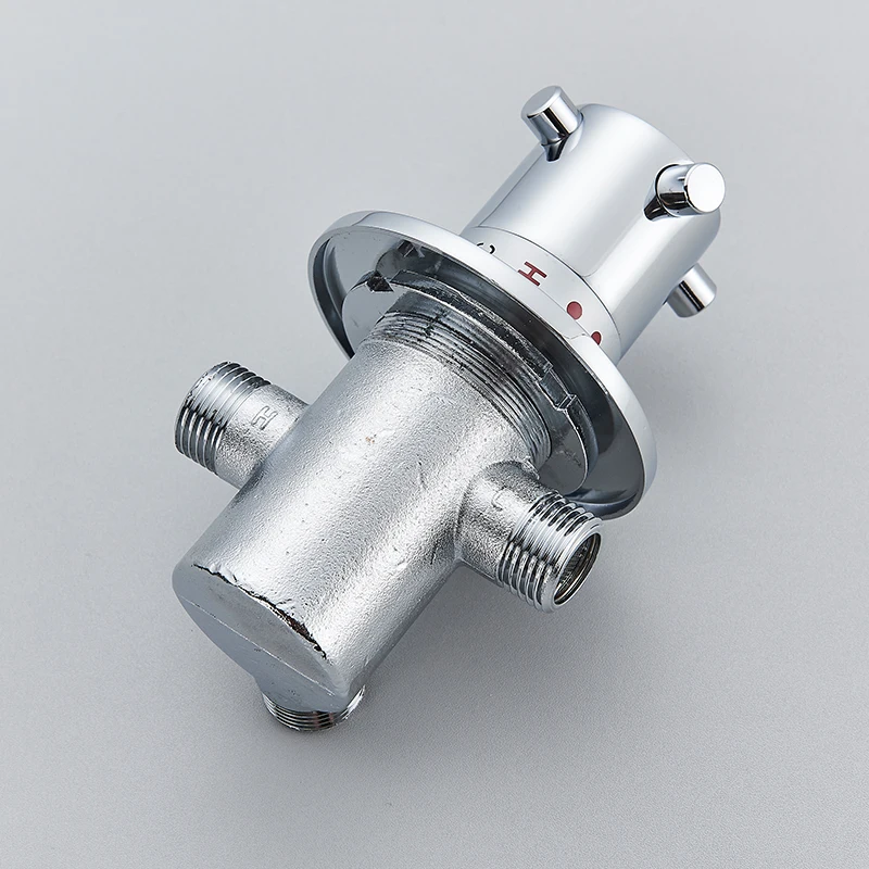 Brass Thermostatic Mixer Shower System Water Temperature Control Faucet Control Valve Bathroom Faucet Valve G1/2 faucet valve thermostatic mixing valve