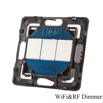 

Bingoelec EU Standard WIFI &RF 433.92 MHZ Dimmer Switch Part Smart Home Automation Wireless Remote Light Switch Part