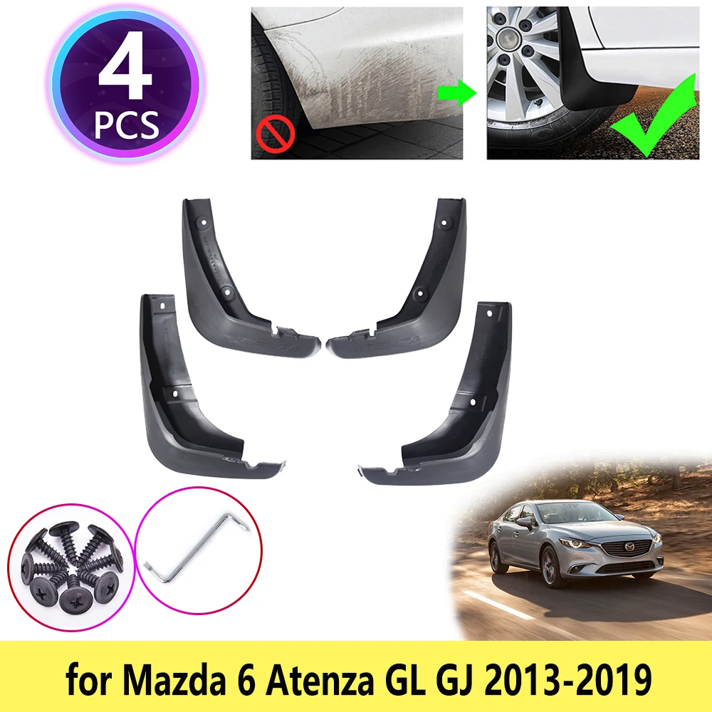 Брызговики для Mazda 6 Atenza GL GJ 2013 2014 2015 2016 2017 2018 2019 | Автомобили и мотоциклы