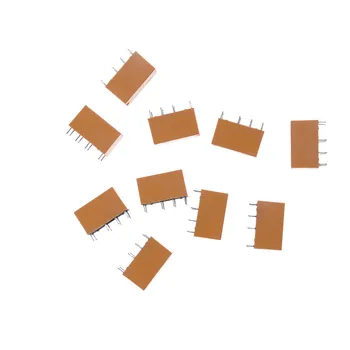 

10pcs/lot 8 Pin PCB Type Power Relays HK19F DC 12V SHG Coil DPDT Mini Power Relays Set Wholesale
