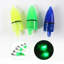 

4.5cm Red/Green/Blue Light 10pcs Fishing Bite Alarm Indicator Light Rod Tip LED Night Lights For Twin Bells Battery Fishing Accs