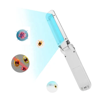 

Topcom 2w Handheld UVC Lamp Sterilizer UV Sterilizer Disinfection Lamp Folding Ultraviolet Germicidal Light Bactericidal Lamp