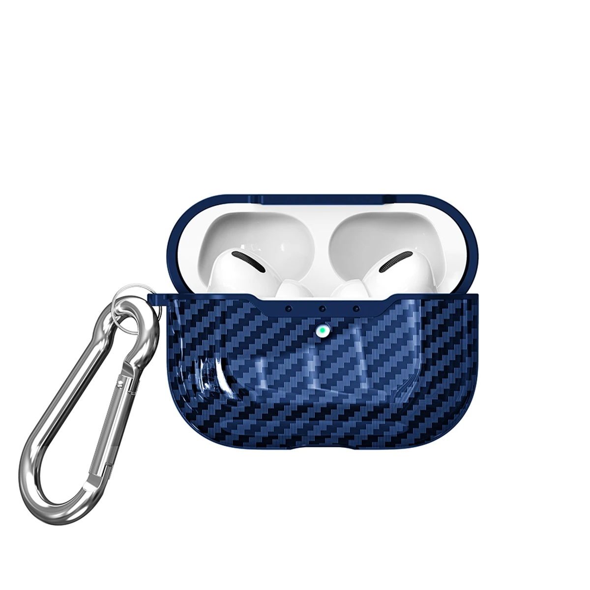 Для Air Pods Pro 3 чехол с брелком для AirPods Pro Чехол из углеродного волокна личи зерна противоударный наушники защитный чехол