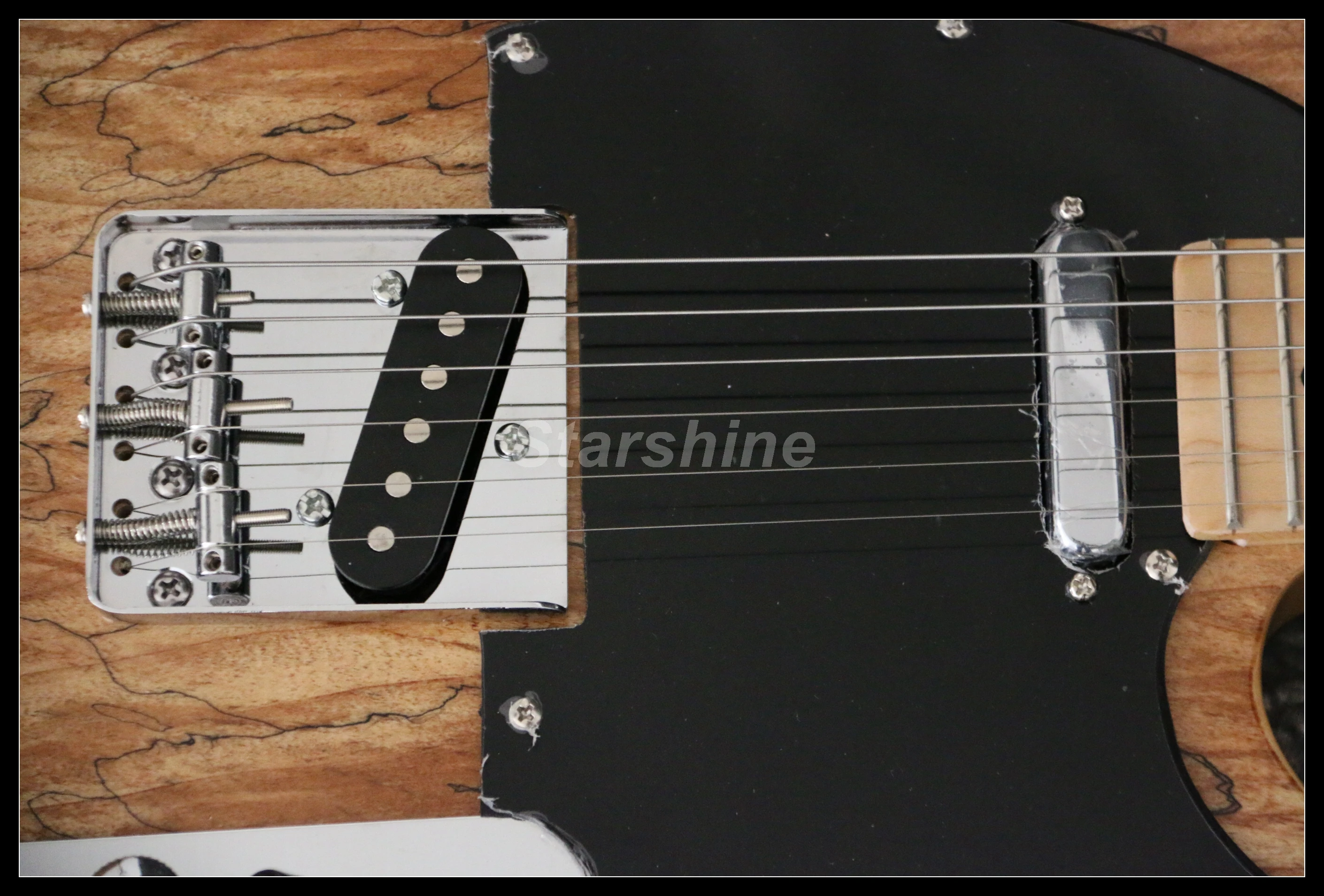 T-ER10 Custom shop TL электрогитара spalted maple top винтажный тюнер