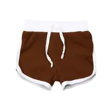 Повседневные спортивные шорты для маленьких мальчиков; трикотажные брюки для малышей; летняя пляжная одежда; 1-4T