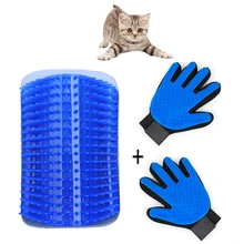 HEYPET набор для чистки домашних животных удивительное предложение перчатка для ухода за домашними животными щетка для шерсти кошек Угловые массажные перчатки идеально подходят для собак