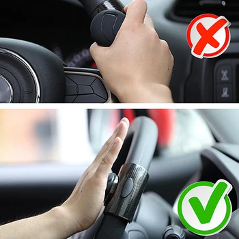 

Replacement Steering Wheel Booster Knob Auxiliary Control Handle 85*55mm