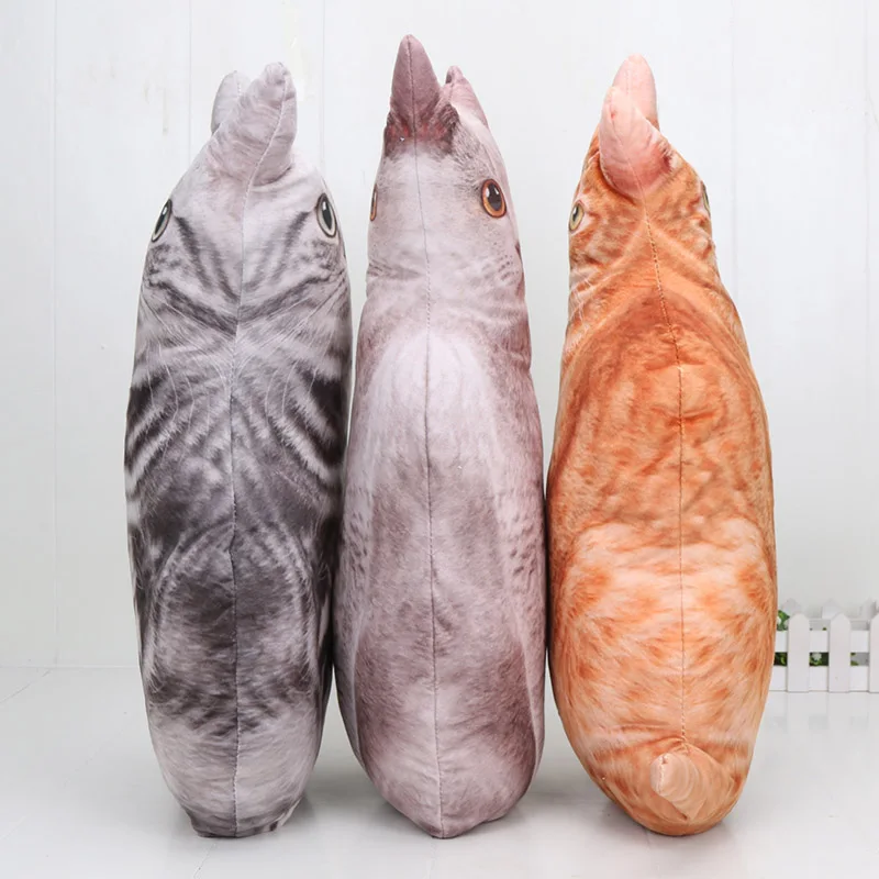 50 см 3D моделирование кошки подушка милый кот моющаяся плюшевая мягкая подушка игрушка для детей диван подушка домашнее украшение