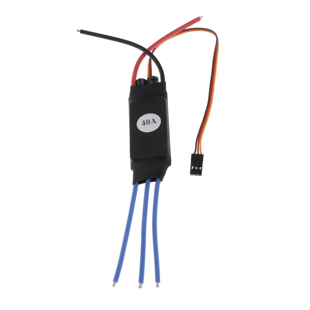 40A 40AMP 2-3S Бесщеточный Регулятор ESC OPTO 5V 3A BEC для радиоуправляемых самолетов |