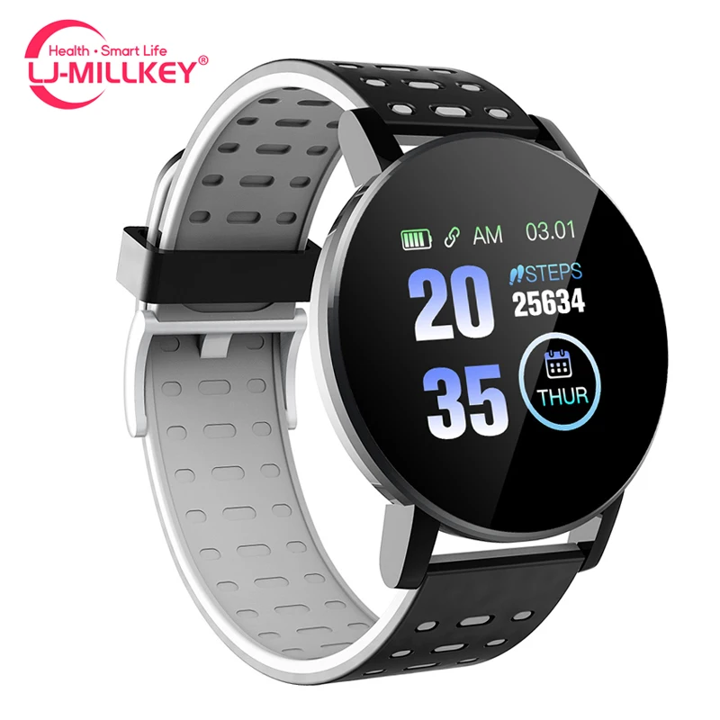 

119 Bluetooth Smart Watch Men Blood Pressure Smartwatch Women Watches Sport Tracker WhatsApp For Android Ios reloj inteligente