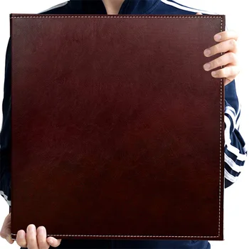 

Self-Adhesive Photo Album Dust-Free Glue-Free Waterproof Photo Album Family Photo Album Leather Cover Handmade DIY Photo Album