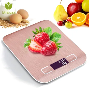 

10000g/5000g/1g Electronic USB Charging Kitchen Scale Digital Food Scale Stainless Steel Weighing Scale LCD Measuring Tools