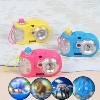 

Children Fun Projection Camera Toy Variety Animal Pattern Baby Cognition LED Light Projection Educational Study Toy for Kids