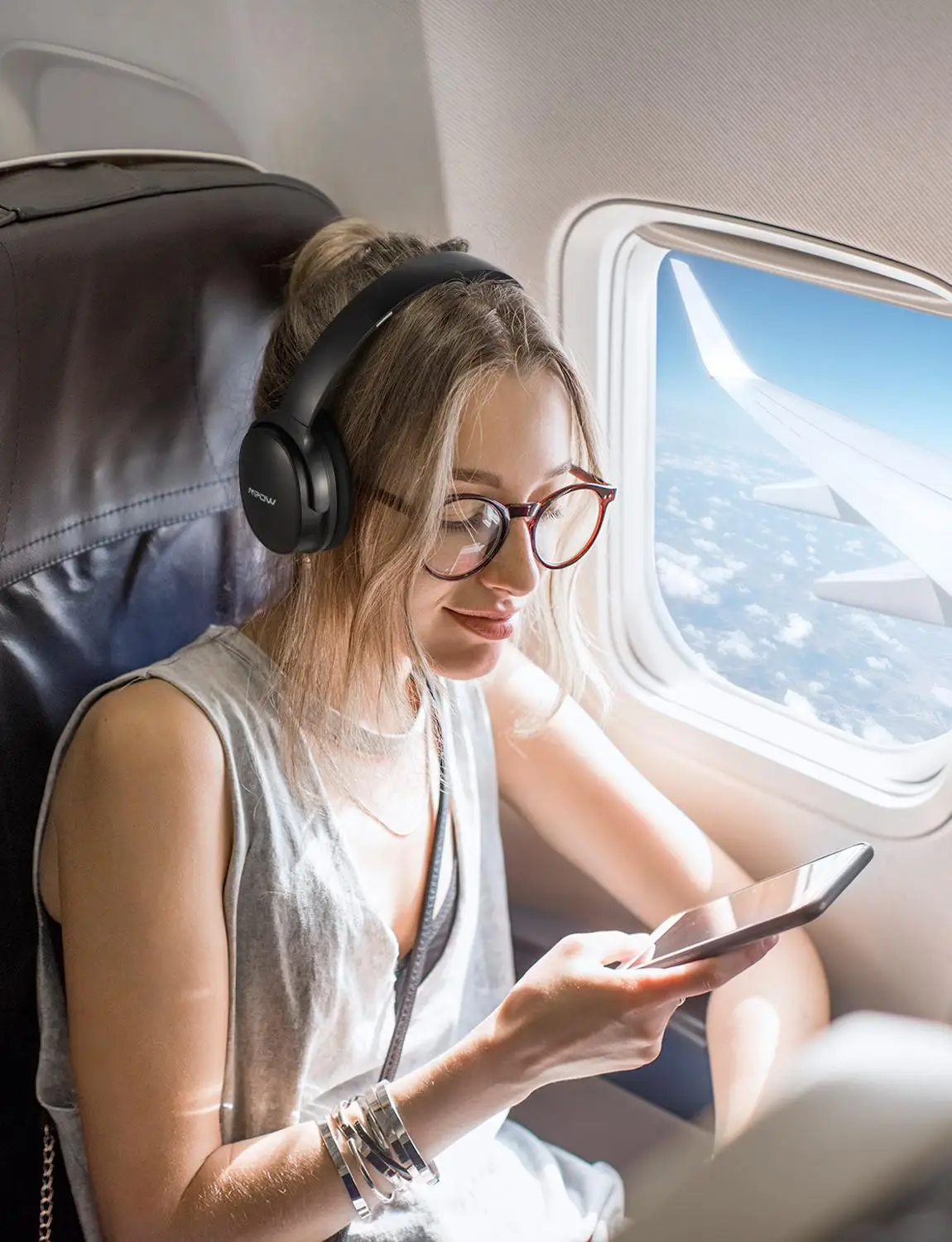 Беспроводные наушники Mpow H10 улучшенные Bluetooth с активным шумоподавлением время
