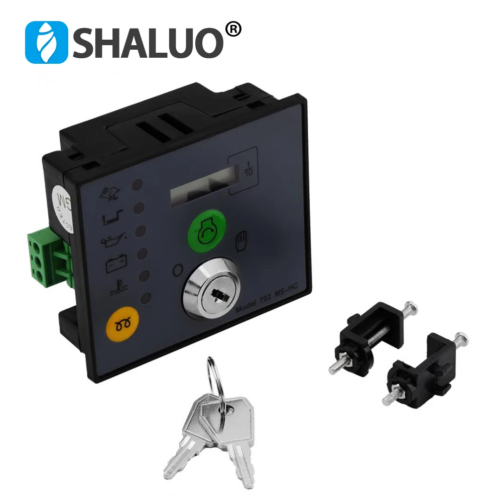 New-702-MS-HC-Manual-Start-Generator-Controller-Board-Panel-Generator-Parts-With-Keys