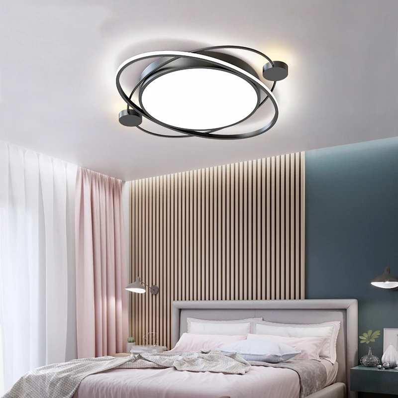 

Ceiling Chandelier for Living room Bedroom Black White surface mounted Modern Lustre Avize Luminarie Chandelier Lighting
