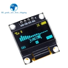 Oled de 0,96 pulgadas de la CII en serie Blanco Módulo de pantalla OLED 128X64 I2C SSD1306 12864 monitor de pantalla LCD GND VDD SCK SDA para Arduino