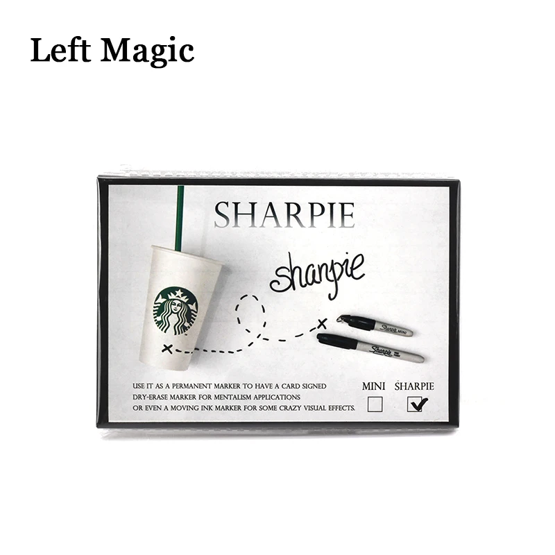 

1Pcs SansMinds Sharpie Pen Magic Tricks (Gimmick+Online Teaching) Street Close Up Magic Comedy Stage Magic Props
