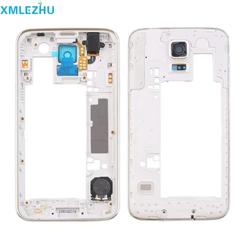 

10Pcs Middle Frame For Samsung Galaxy S5 i9600 G900 Middle Housing Chassis Bezel Silver Frame Free Shipping