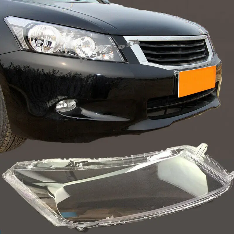 Правая пара фар крышка фары линзы Lenses1pcs для Honda Accord 2008-2012