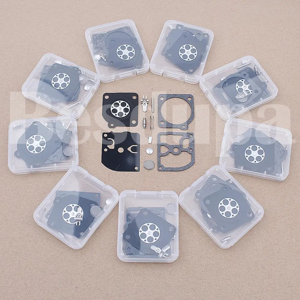 10pcs/lot Carburetor Rebuild Kit For C1Q-S, C1Q-S86B, C1Q-S86C, C1Q-S87, C1Q-S75, C1Q-S76, C1Q-S77, C1QS84, C1Q-S85, C1Q-S87 2