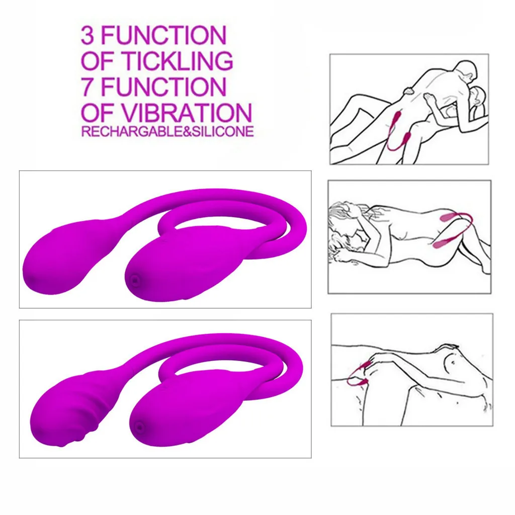 Медицинский силиконовый двойной Вибратор Анальная пробка фаллоимитатор массажер секс-игрушка для пары гей точки вибратор фаллоимитатор