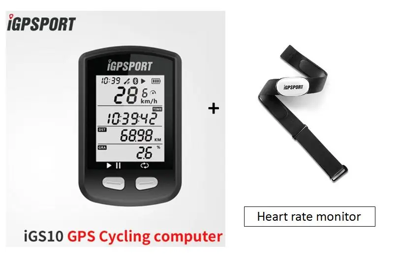 I gps порт IGS10 Mtb велосипедный компьютер gps Водонепроницаемый IPX6 ANT+ беспроводной Велосипедный спидометр велосипед цифровой секундомер аксессуары - Цвет: set 4