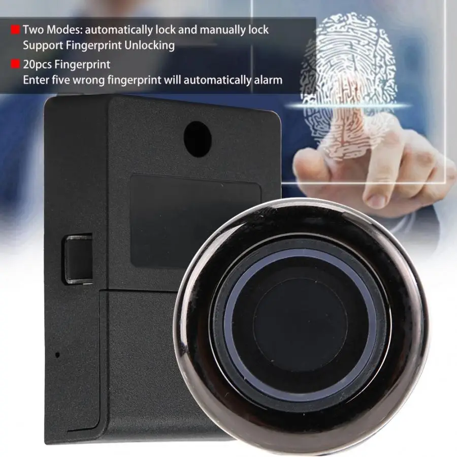 

Lock fingerprint door lock Semiconductor Keyless Fingerprint Drawer Office File Cabinet Security Lock cerradura inteligente