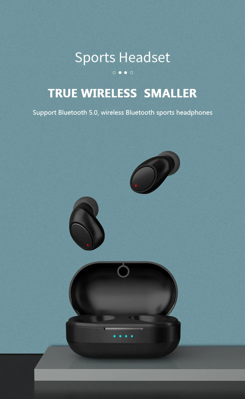 TWS шумоподавление Bluetooth 5,0 Наушники Беспроводные авто сопряжение наушники 3D стерео с двойным микрофоном водонепроницаемые спортивные наушники