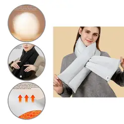 Winter Down Scarf Fine Workmanship Fashionable Wind-proof Thicker Layer Neck Warmer Scarf