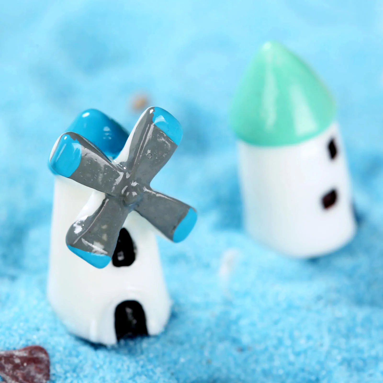 

5Pcs Miniature Bonsai Ornament Mini Windmill DIY Decoration Crafts Making Fairy Garden Miniatures Terrarium Figurines