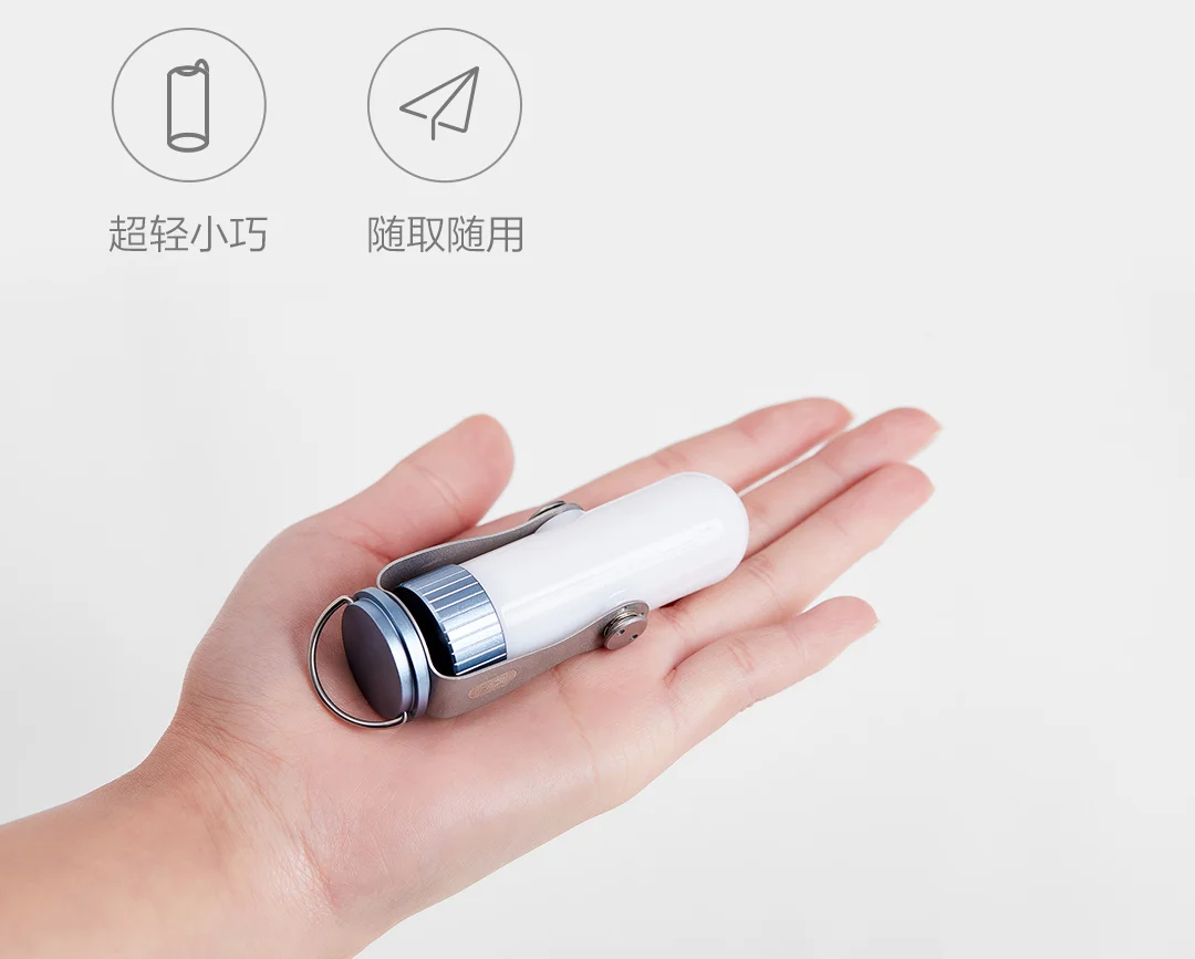 Xiaomi Morning Wind Открытый Сверхлегкий Магнитный всасывающий карманный фонарь карманное Освещение Мини компактная лампа освещает водонепроницаемый