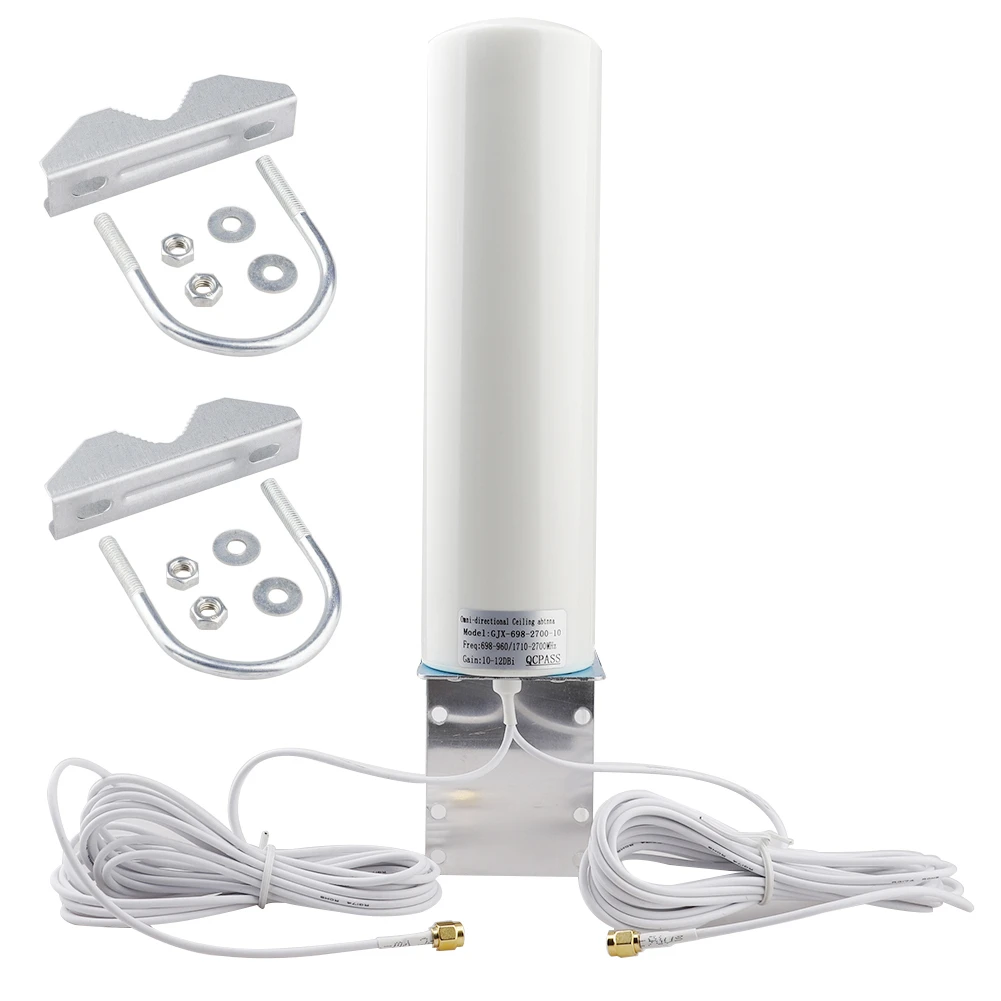 Wi-Fi антенна CRC9 4G LTE antena SMA 12dBi Omni antenne 3g TS9 male 5 м двойной кабель 2,4 ГГц для huawei B315 E8372 E3372 zte роутеры