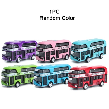 

Kids Toys 1:43 Simulation Alloy Car Model Pull Back Alloy Children Car London Bus For Children`