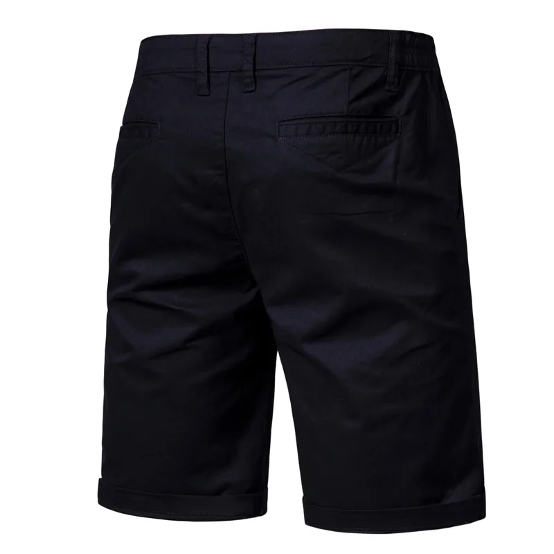 FGKKS Brand Men Cargo Shorts Summer New Solid Color Pocket Shorts Fashion Casual Straight Shorts Male best casual shorts for men