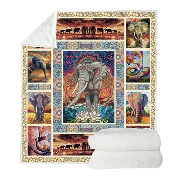 

Home Blanket Abstract Painting Print Art Exquisite Blanket Double Velvet Beautiful Bed Sofa Children Adult Blanket #